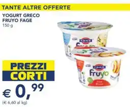 Esselunga Yogurt greco fruyo fage offerta