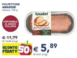 Esselunga Polpettone amadori classico, offerta