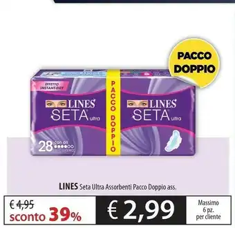 Acqua & Sapone Seta ultra assorbenti pacco doppio offerta