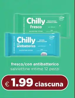 Acqua & Sapone Chilly fresco/con antibatterico salviettine intime offerta