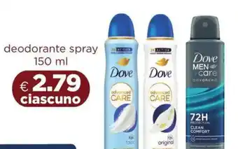 Acqua & Sapone Dove deodorante spray offerta