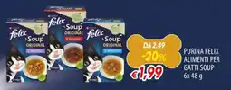 Famila Purina felix alimenti per gatti soup offerta