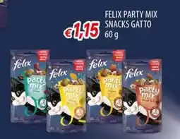 Famila Felix party mix snacks gatto offerta