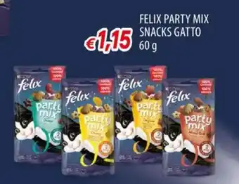 Famila Felix party mix snacks gatto offerta