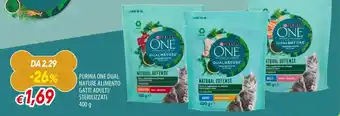 Famila Purina one dual nature alimento gatti adulti/ sterilizzati offerta