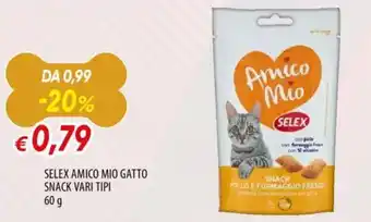 Famila Selex amico mio gatto snack vari tipi offerta