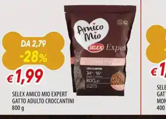 Famila Selex amico mio expert gatto adulto croccantini offerta