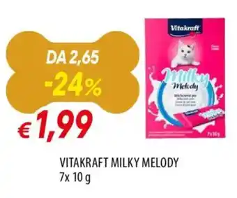 Famila Vitakraft milky melody offerta