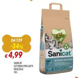 Famila Sanicat lettiera per gatti vegetale offerta