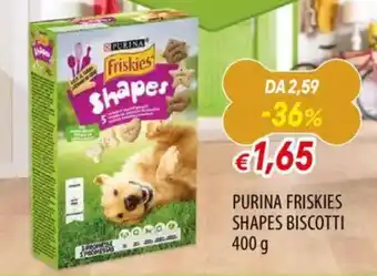 Famila Purina friskies shapes biscotti offerta