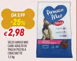 Famila Selex amico mio cane adulto di taglia piccola crocchette offerta