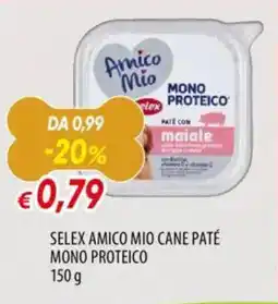 Famila Selex amico mio cane paté mono proteico offerta