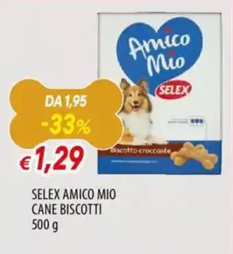 Famila Selex amico mio cane biscotti offerta