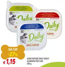 Famila Almo nature daily adult alimento per cani offerta