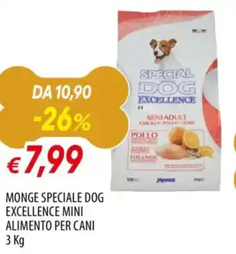 Famila Monge speciale dog excellence mini alimento per cani offerta