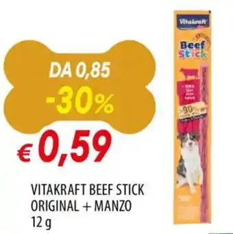 Famila Vitakraft beef stick original+manzo offerta