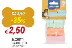 Famila Sacchetti raccoglifeci offerta