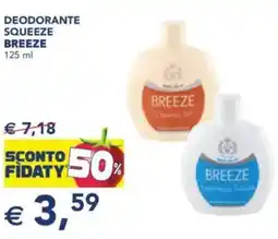 Esselunga Deodorante squeeze breeze offerta