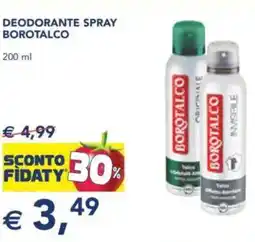 Esselunga Deodorante spray borotalco offerta