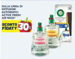 Esselunga Sulla linea di diffusori automatici active fresh air wick offerta