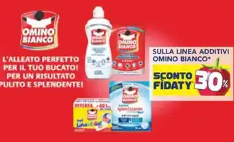 Esselunga Sulla linea additivi omino bianco offerta