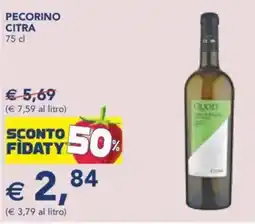 Esselunga Pecorino citra offerta