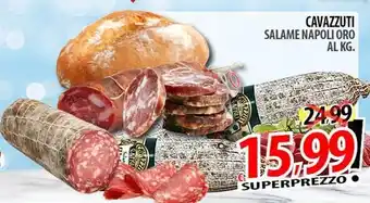 Il Genio Supermercato Cavazzuti salame napoli oro offerta