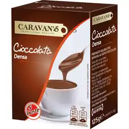 Qui Discount CIOCCOLATA DENSA 5 BUSTE ASTUCCIO CARAVANS 125 G offerta