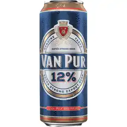 Qui Discount BIRRA VAN PUR 12- LATTINA 50 CL offerta