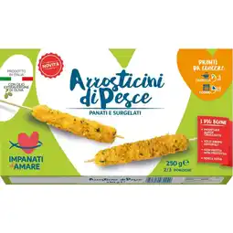 Qui Discount ARROSTICINI DI PESCE PANATI 250 G offerta