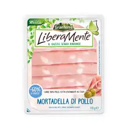 Qui Discount MORTADELLA DI POLLO LIBERAMENTE GRANTERRE 110 G offerta