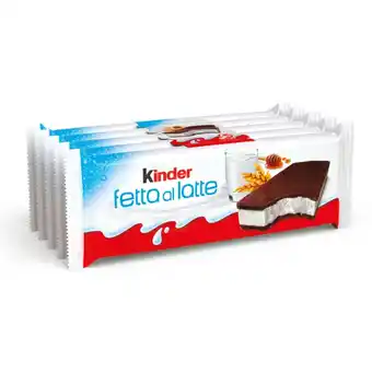 Qui Discount KINDER FETTA AL LATTE 28 G X 5 offerta