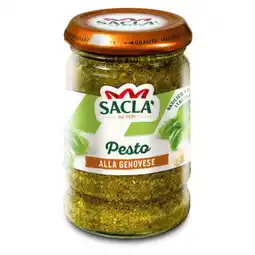 Qui Discount PESTO GENOVESE SACLA' VASO 190 G offerta