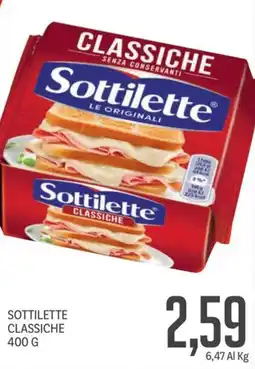 Supermercati Piccolo Sottilette classiche offerta