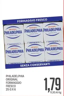 Supermercati Piccolo Philadelphia original formaggio fresco offerta