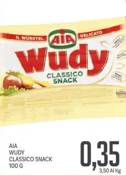 Supermercati Piccolo Aia wudy classico snack offerta