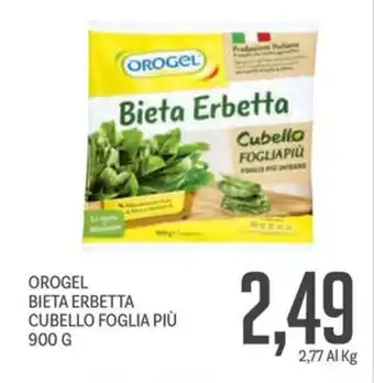 Supermercati Piccolo Orogel bieta erbetta cubello foglia più offerta