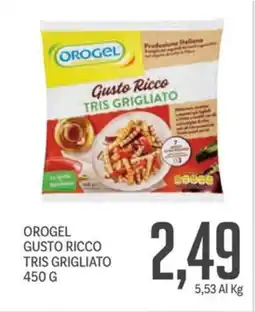 Supermercati Piccolo Orogel gusto ricco tris grigliato offerta