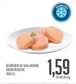 Supermercati Piccolo Burger di salmone norvegese offerta