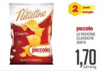 Supermercati Piccolo Piccolo le patatine classiche offerta