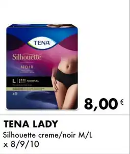 Iper Tosano TENA LADY Silhouette creme/noir M/L offerta