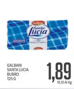 Supermercati Piccolo Galbani santa lucia burro offerta