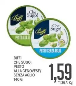 Supermercati Piccolo Biffi che sugo! pesto alla genovese/ senza aglio offerta