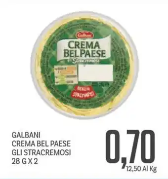 Supermercati Piccolo Galbani crema bel paese gli stracremosi offerta