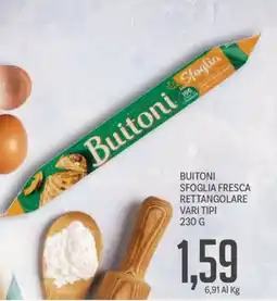 Supermercati Piccolo Buitoni sfoglia fresca rettangolare vari tipi offerta