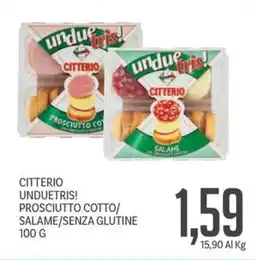 Supermercati Piccolo Citterio unduetris! prosciutto cotto/ salame/senza glutine offerta