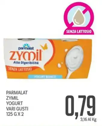 Supermercati Piccolo Parmalat zymil yogurt vari gusti offerta