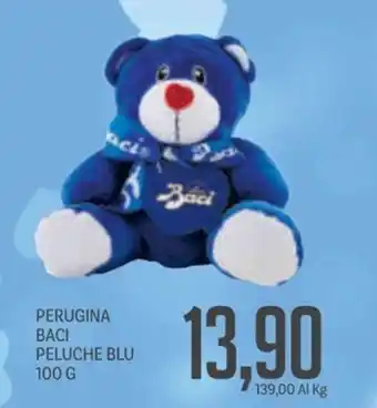 Supermercati Piccolo Perugina baci peluche blu offerta