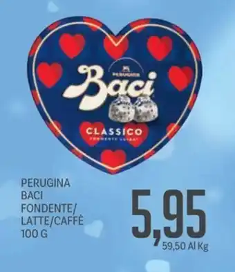 Supermercati Piccolo Perugina baci fondente/ latte/caffè offerta