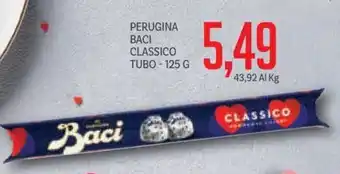 Supermercati Piccolo Perugina baci classico tubo offerta